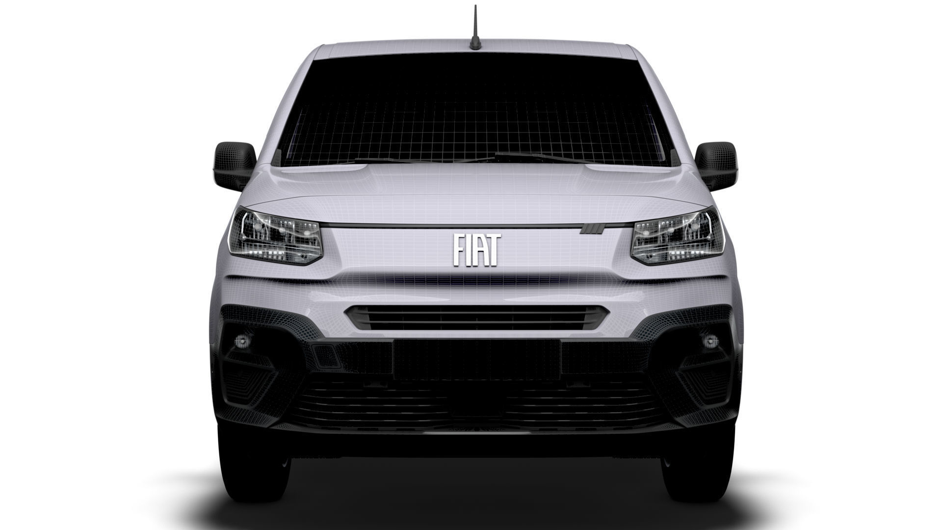 Fiat E Doblo Van LWB 2024 3D model_20