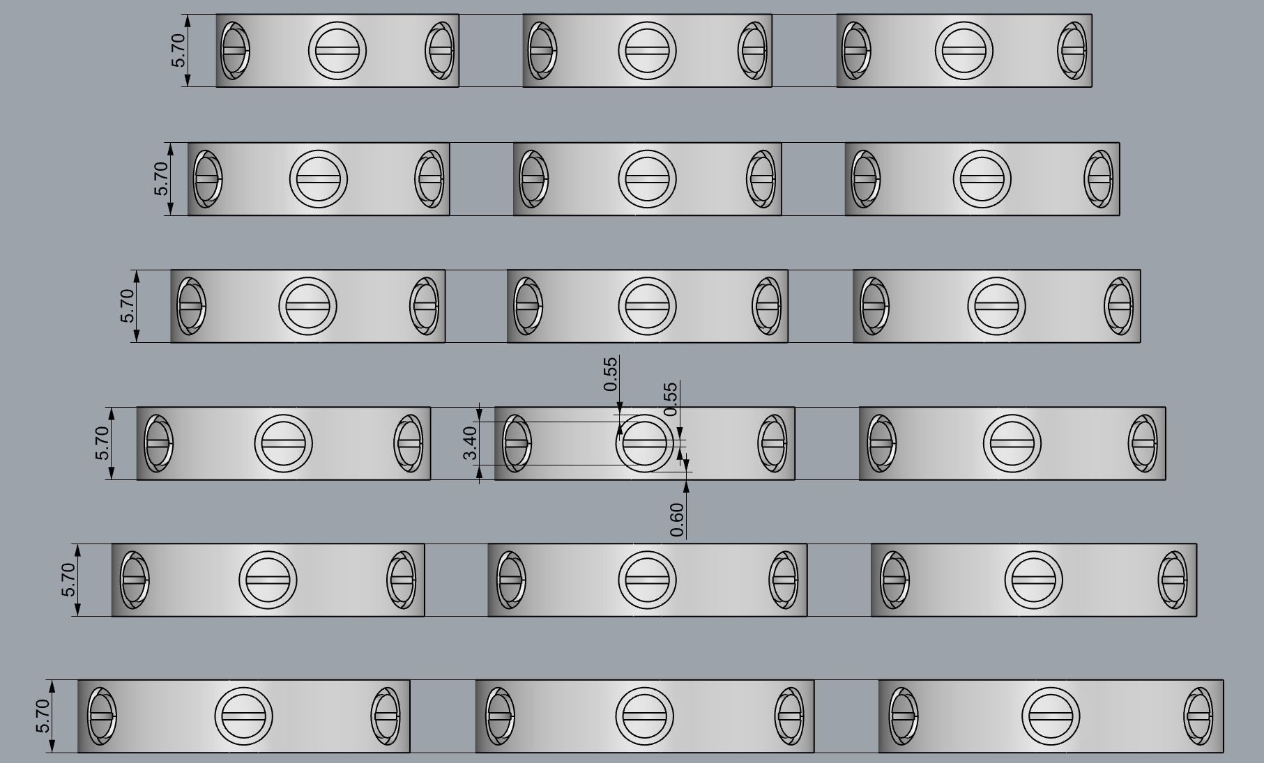 rings all size 3D print model_2