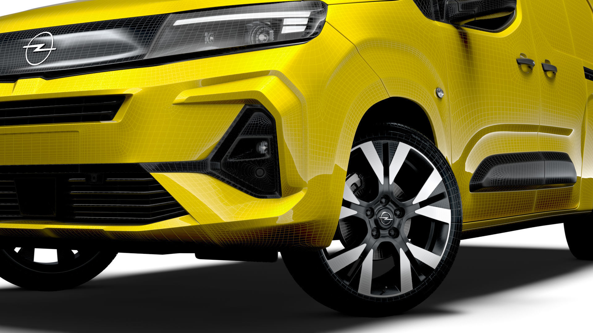 Opel Combo e Van LWB 2024 3D model_17
