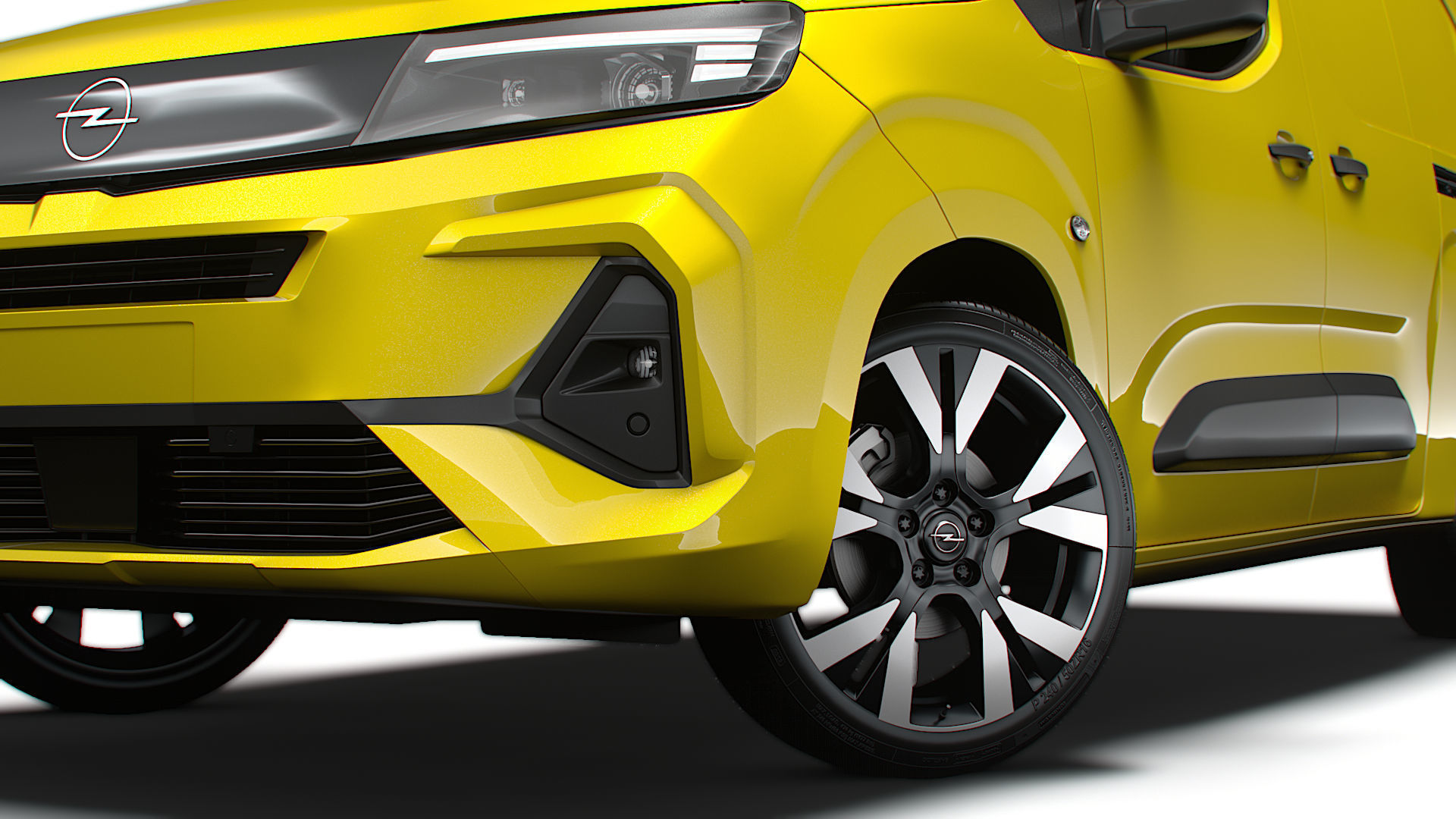 Opel Combo e Van LWB 2024 3D model_3