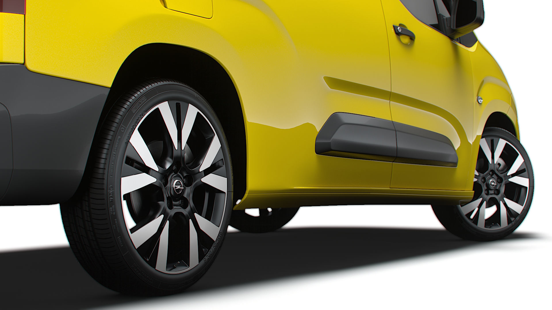 Opel Combo e Van LWB 2024 3D model_11