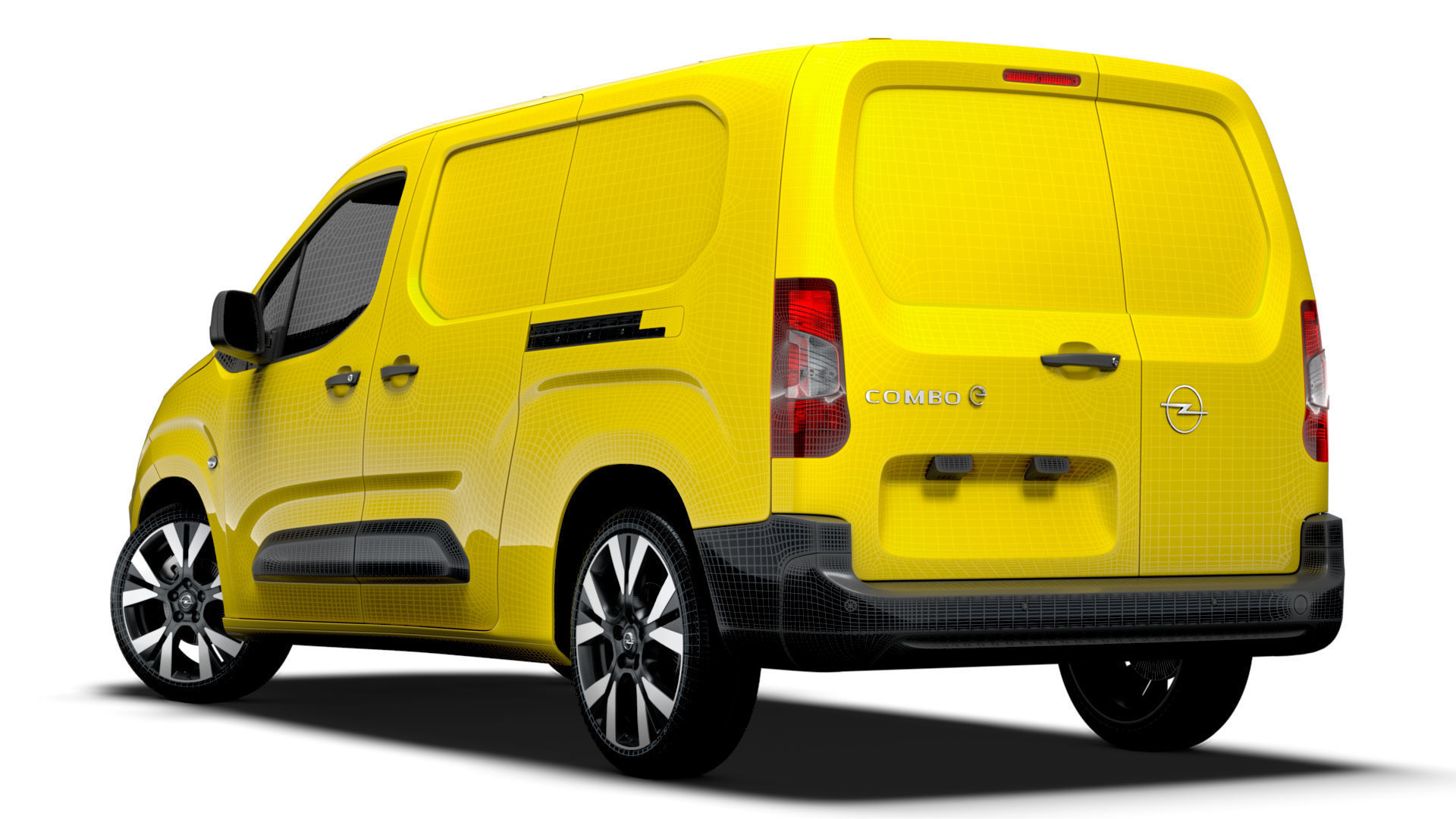 Opel Combo e Van LWB 2024 3D model_16