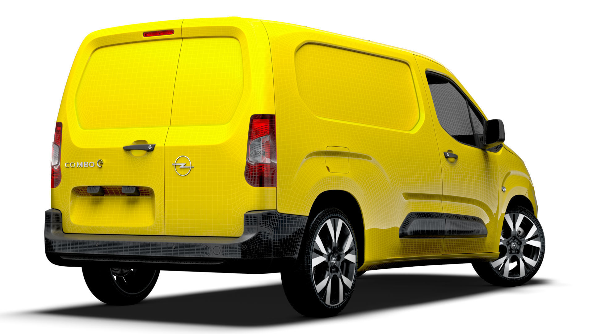 Opel Combo e Van LWB 2024 3D model_19