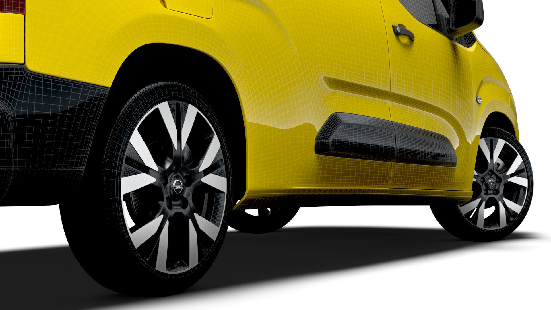 Opel Combo e Van LWB 2024 3D model_25