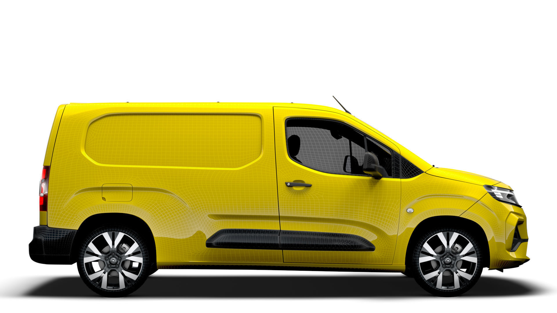 Opel Combo e Van LWB 2024 3D model_15