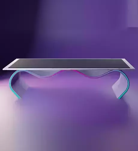 Modern Luxury Futuristic Desk Table Low Poly