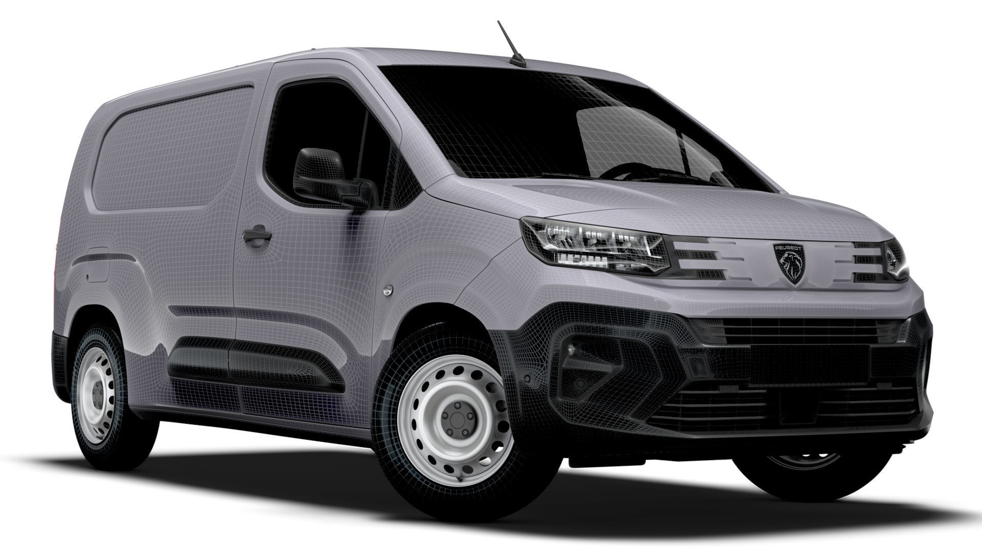 Peugeot e Partner LWB 2024 3D model_14