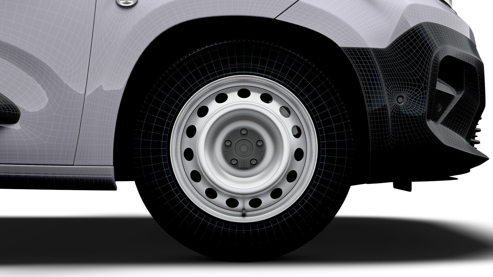 Peugeot e Partner LWB 2024 3D model_23