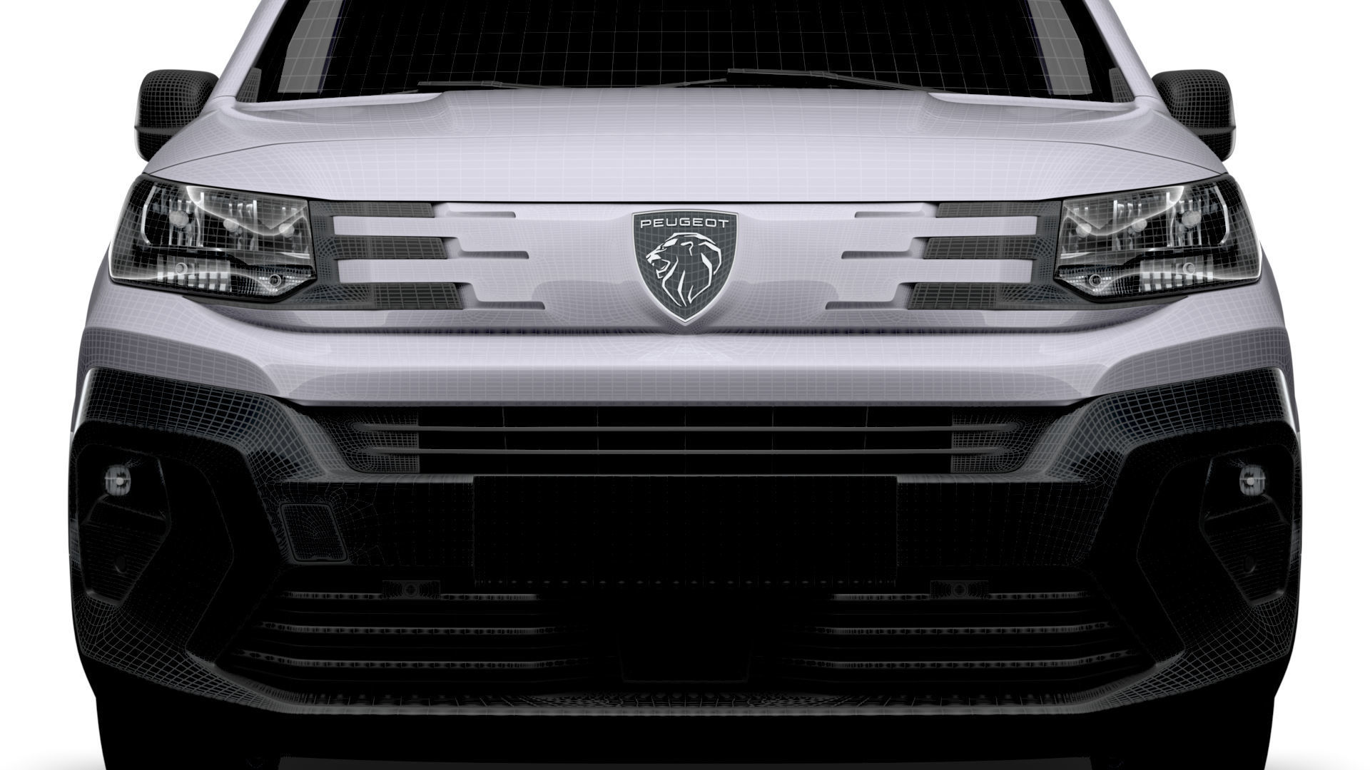 Peugeot e Partner LWB 2024 3D model_21