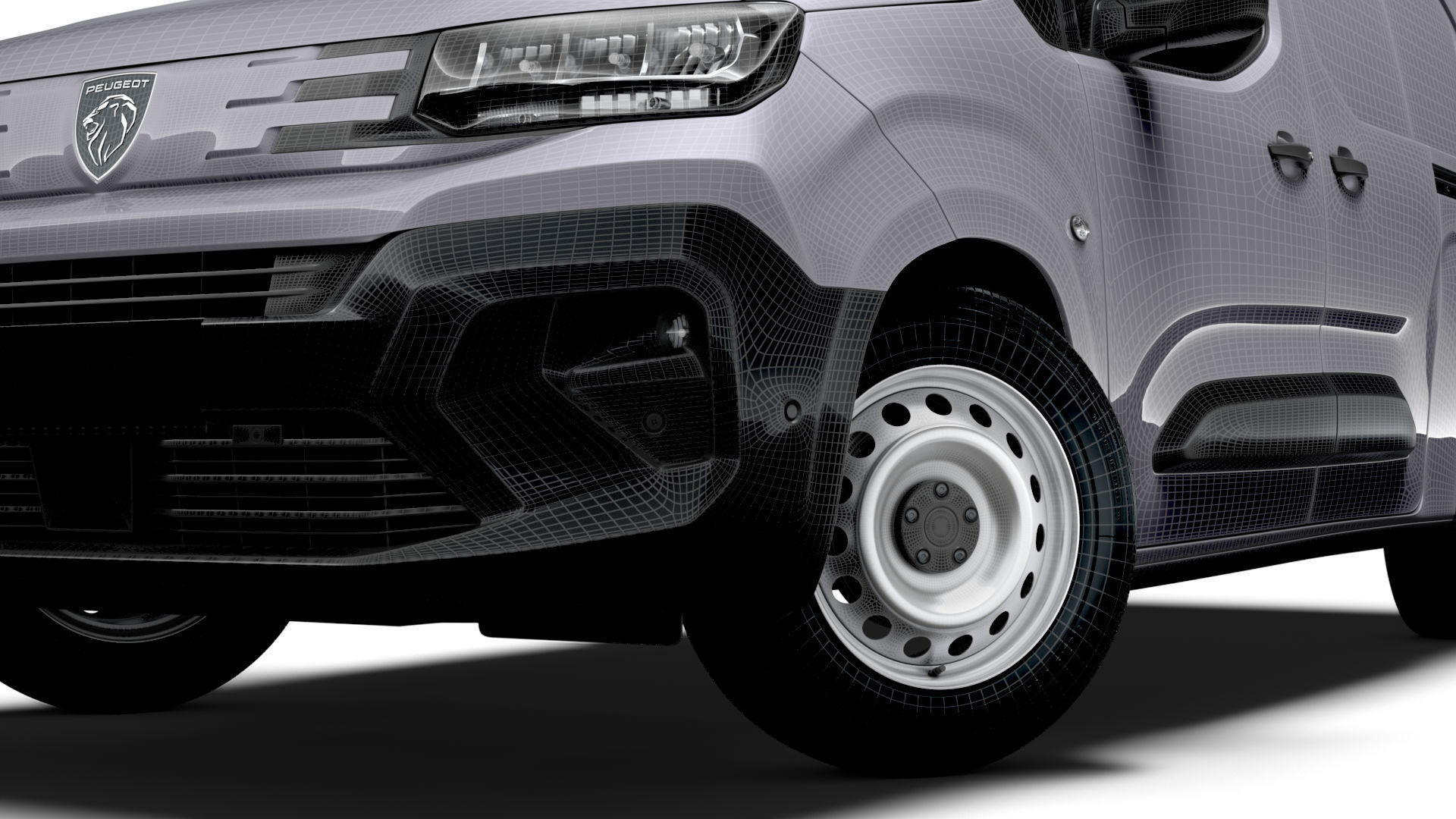 Peugeot e Partner LWB 2024 3D model_17