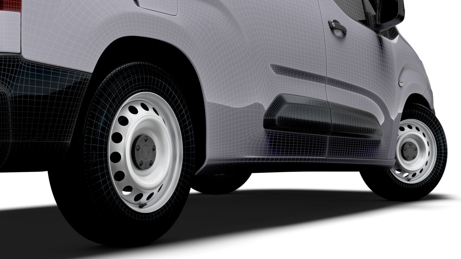 Peugeot e Partner LWB 2024 3D model_25