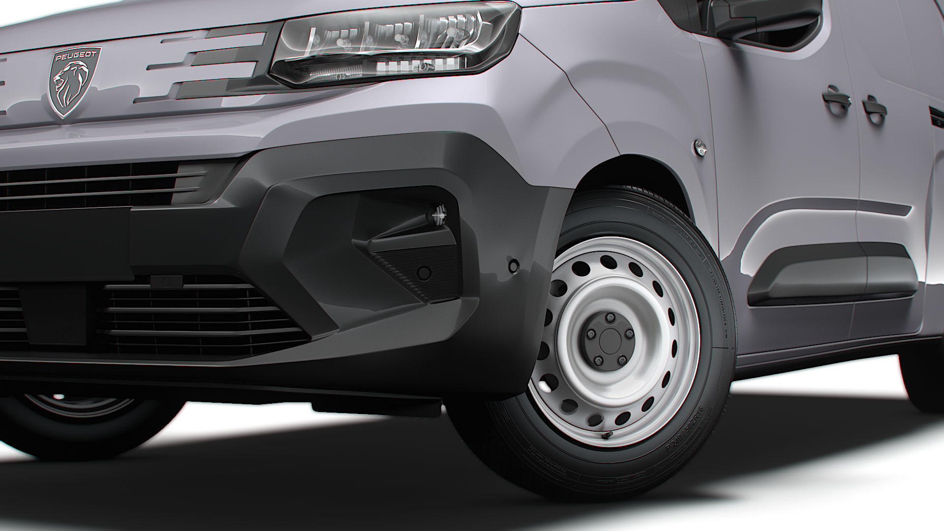 Peugeot e Partner LWB 2024 3D model_3