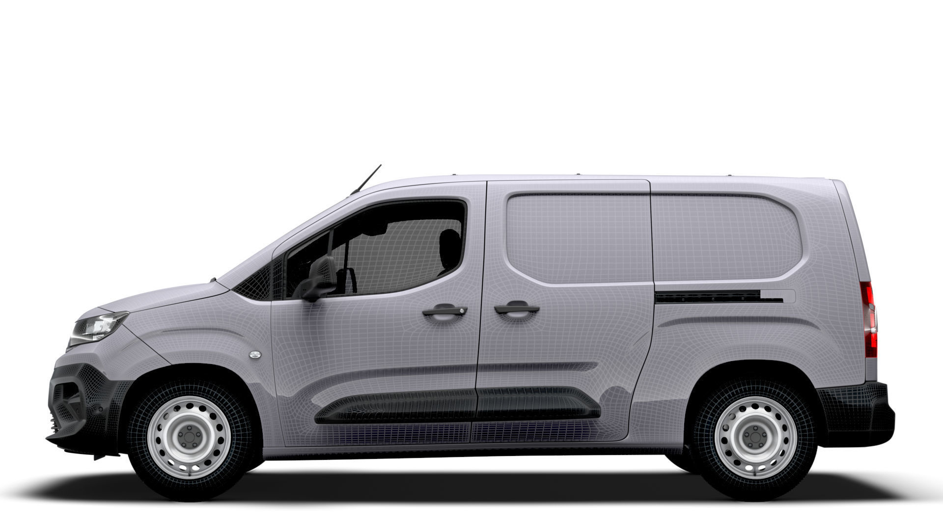 Peugeot e Partner LWB 2024 3D model_18