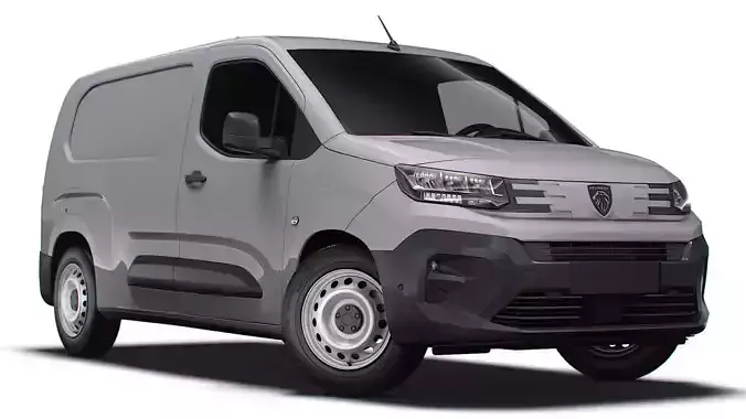 Peugeot e Partner LWB 2024 3D model
