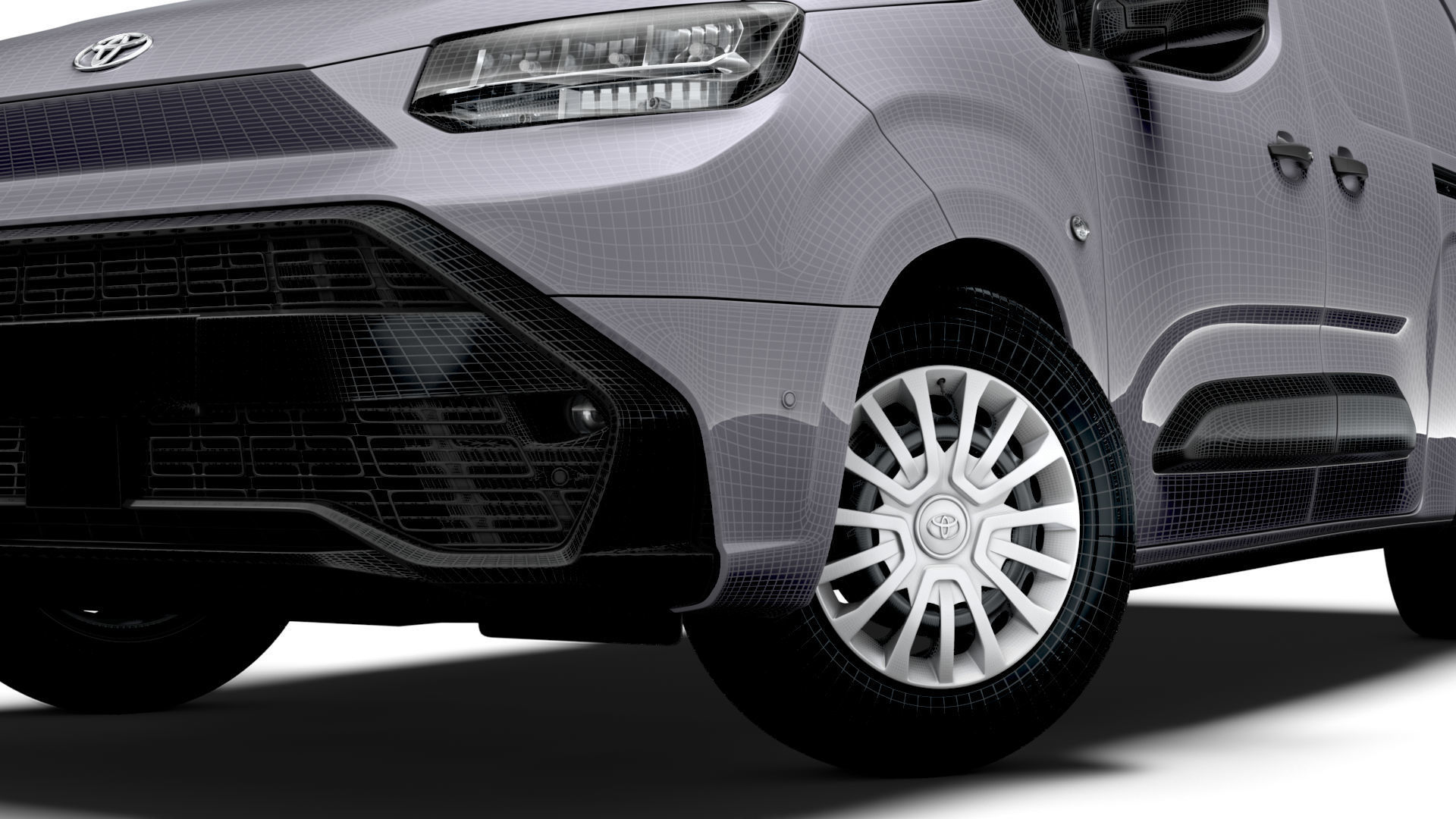 Toyota ProAce City Van Electric LWB 2024 3D model_17