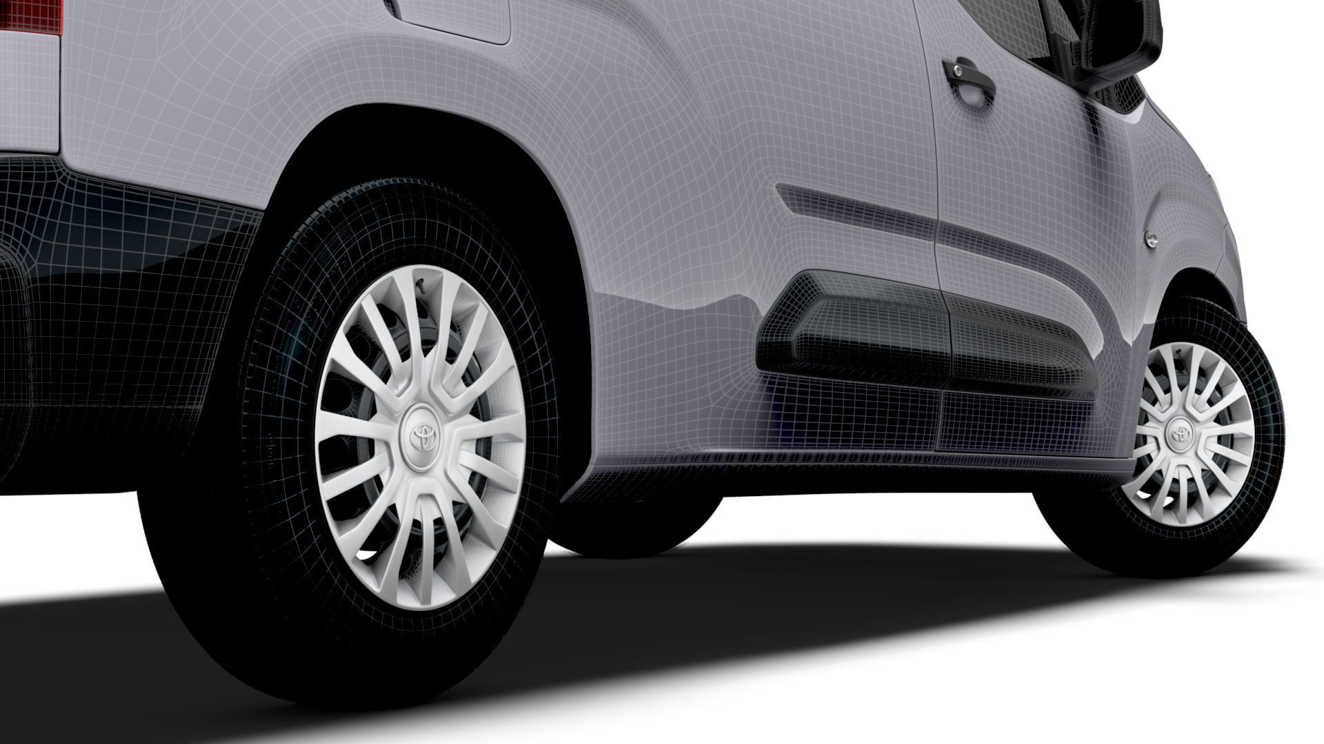 Toyota ProAce City Van Electric LWB 2024 3D model_25