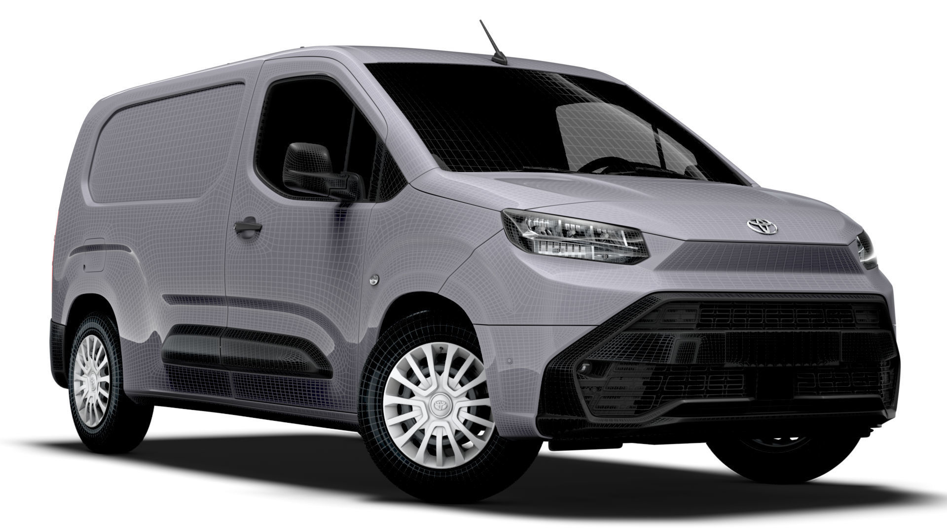 Toyota ProAce City Van Electric LWB 2024 3D model_14