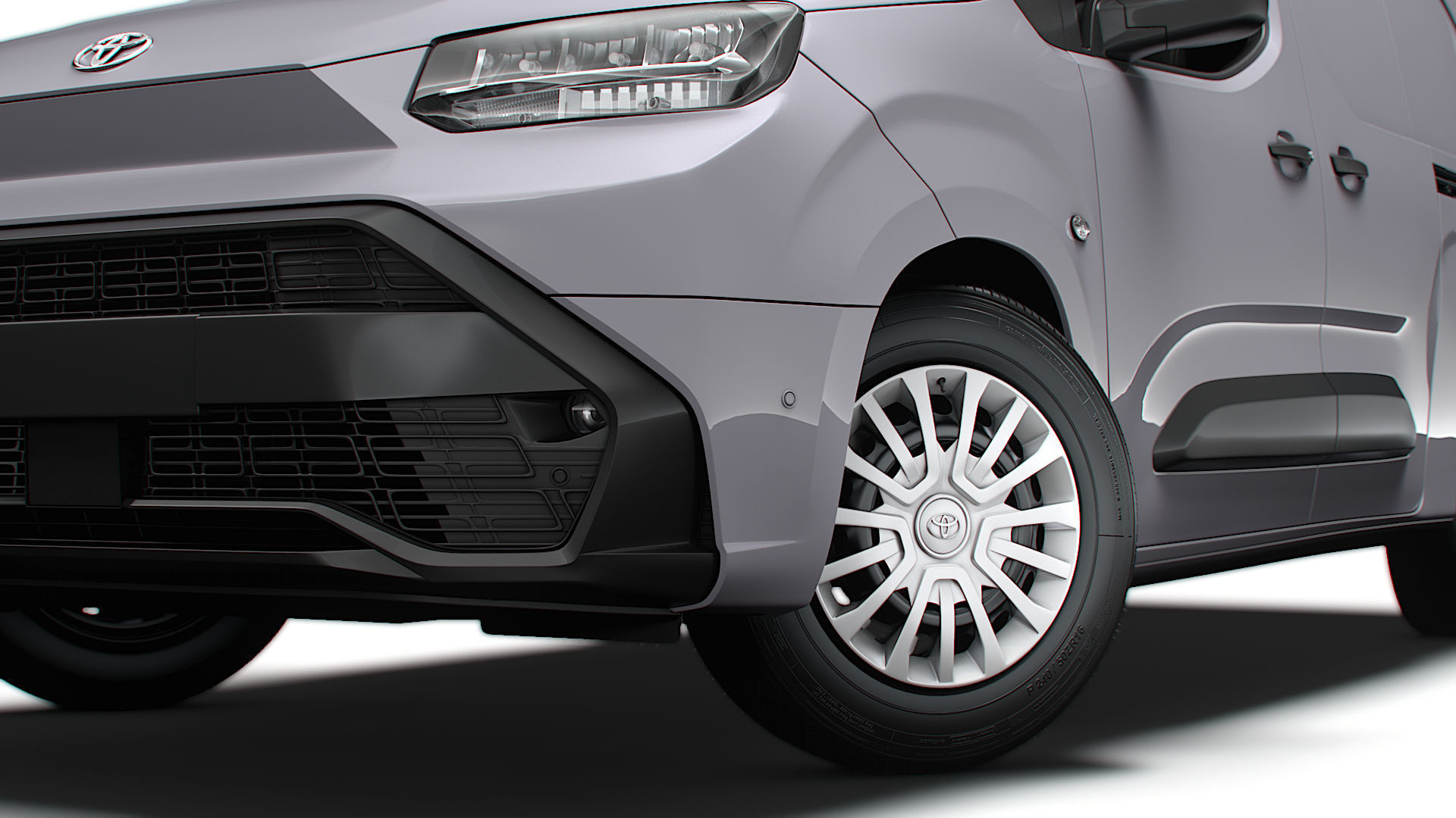 Toyota ProAce City Van Electric LWB 2024 3D model_3