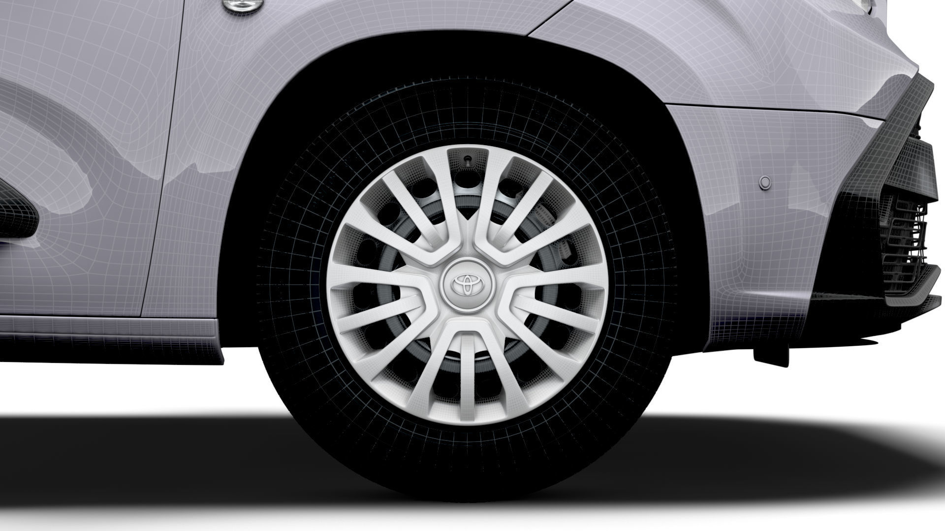 Toyota ProAce City Van Electric LWB 2024 3D model_23