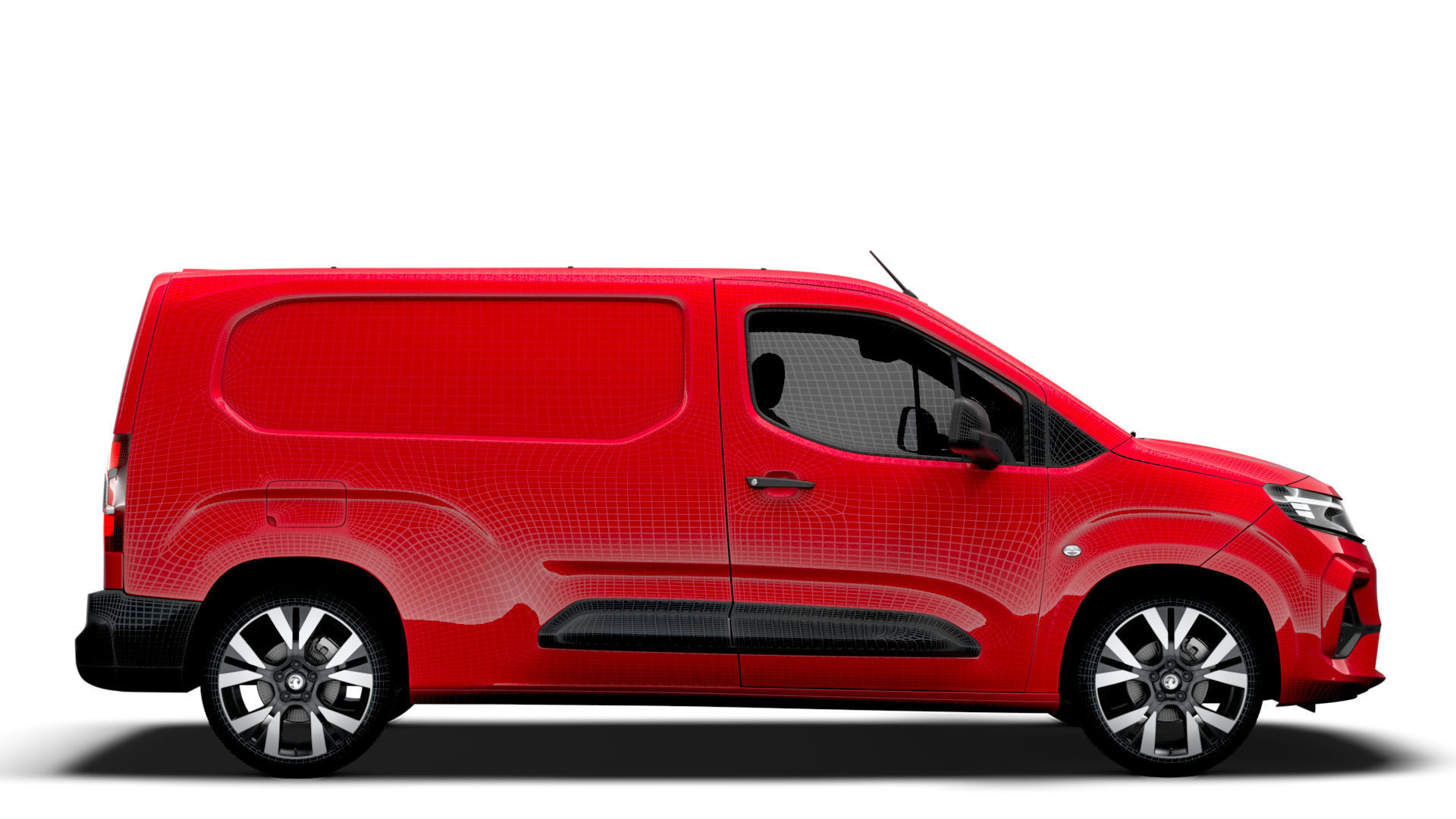 Vauxhall Combo e Van LWB 2024 3D model_15