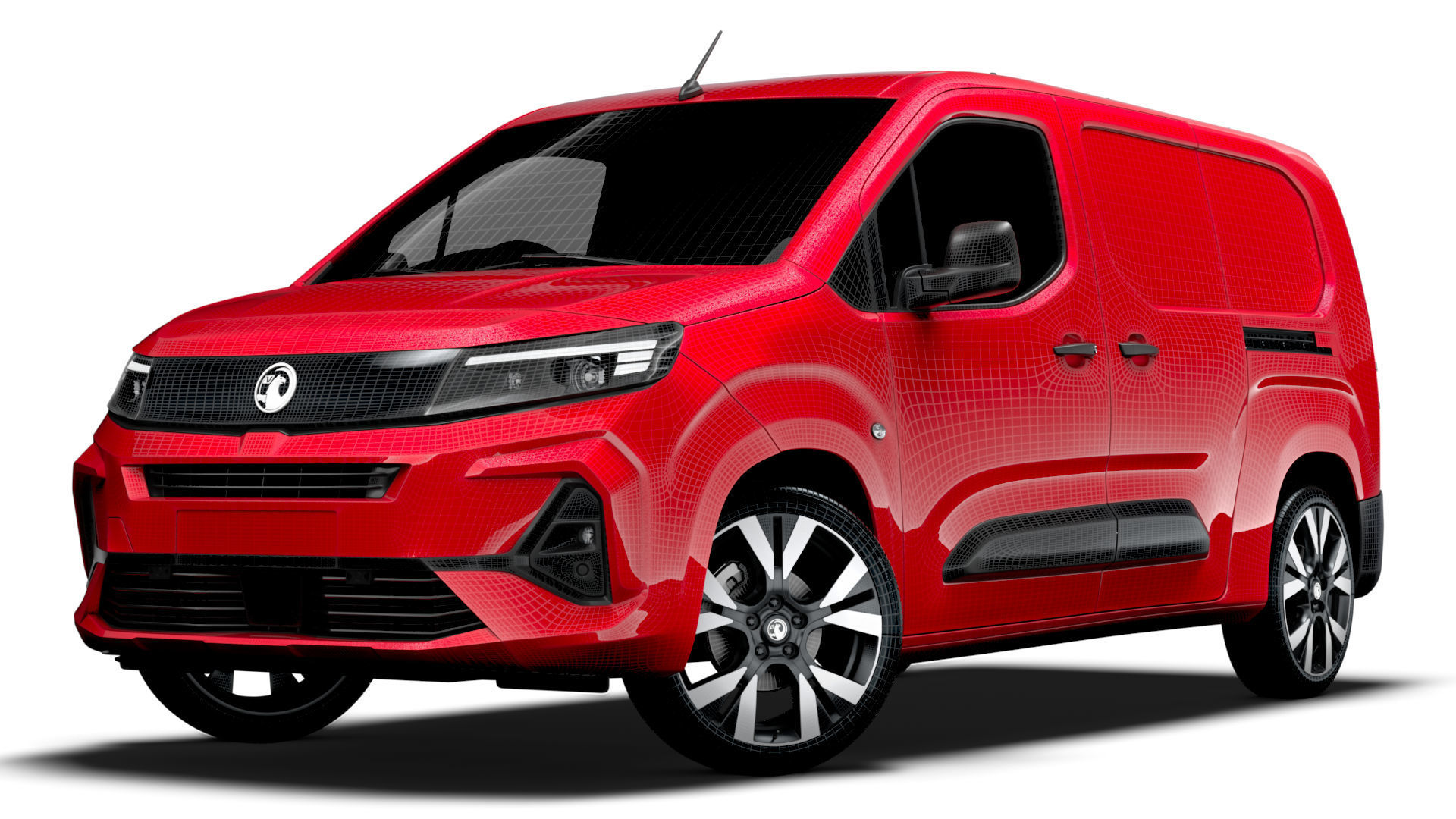 Vauxhall Combo e Van LWB 2024 3D model_22