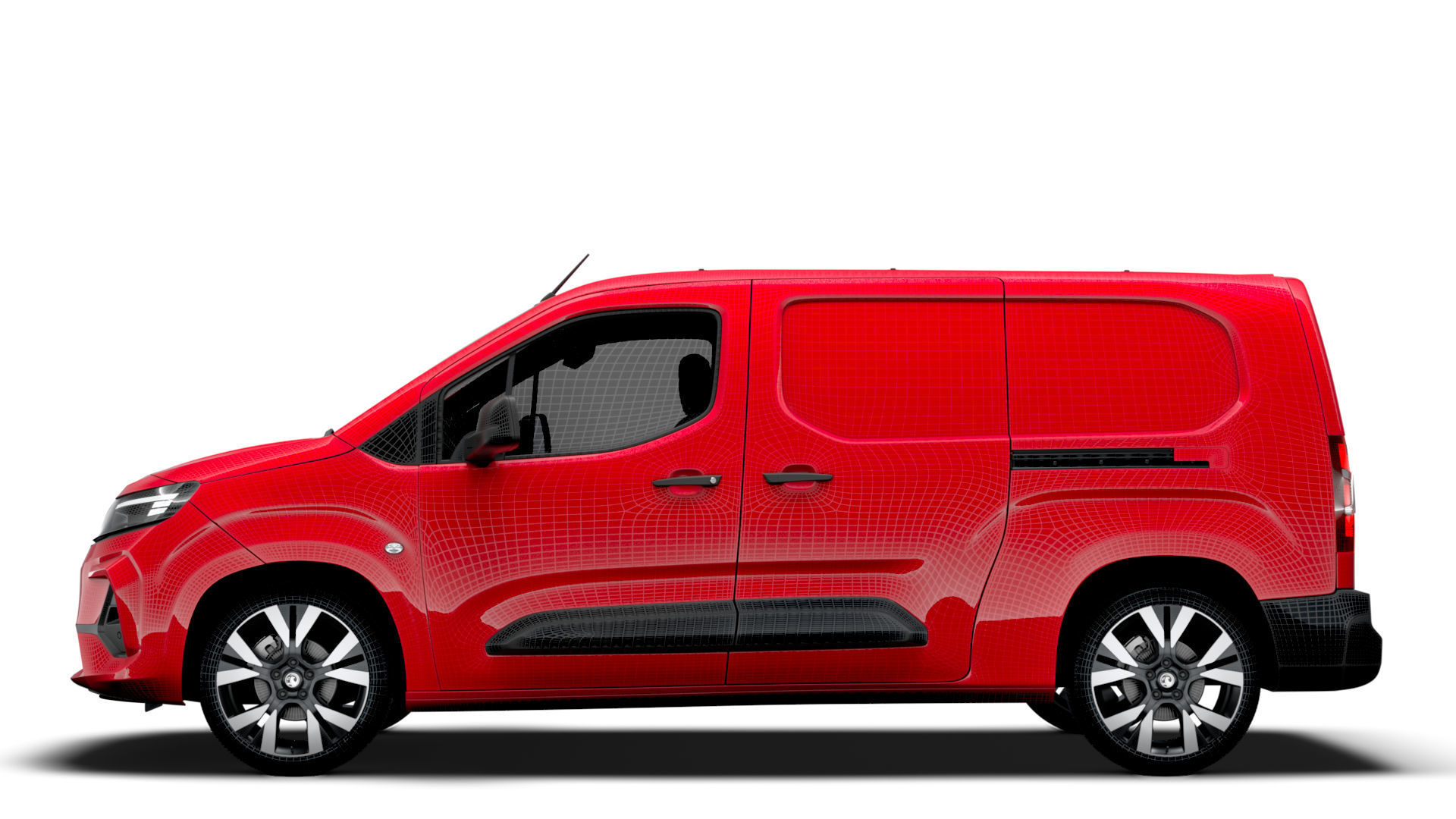 Vauxhall Combo e Van LWB 2024 3D model_18