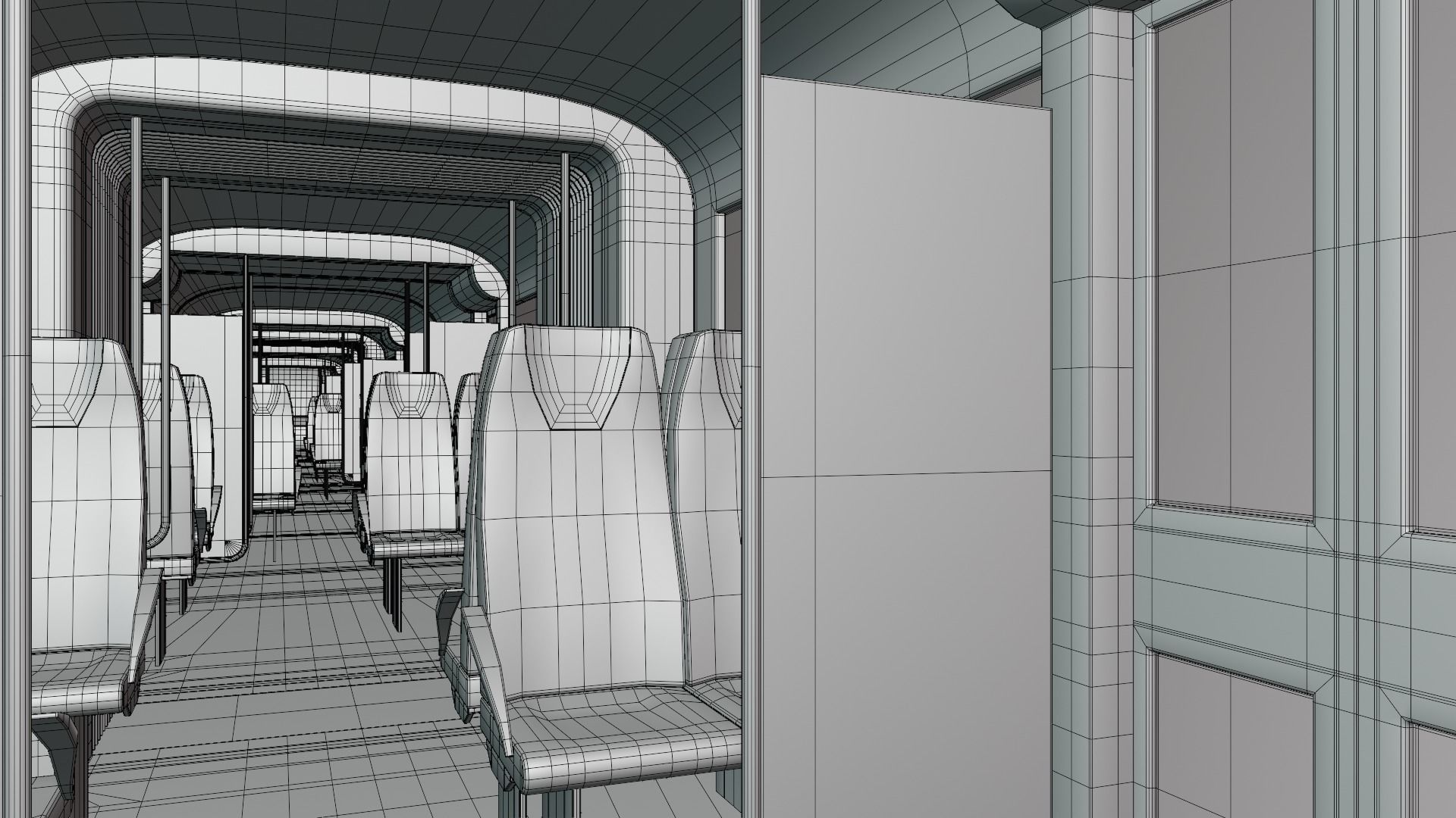 Elevated train station II 3D model_9