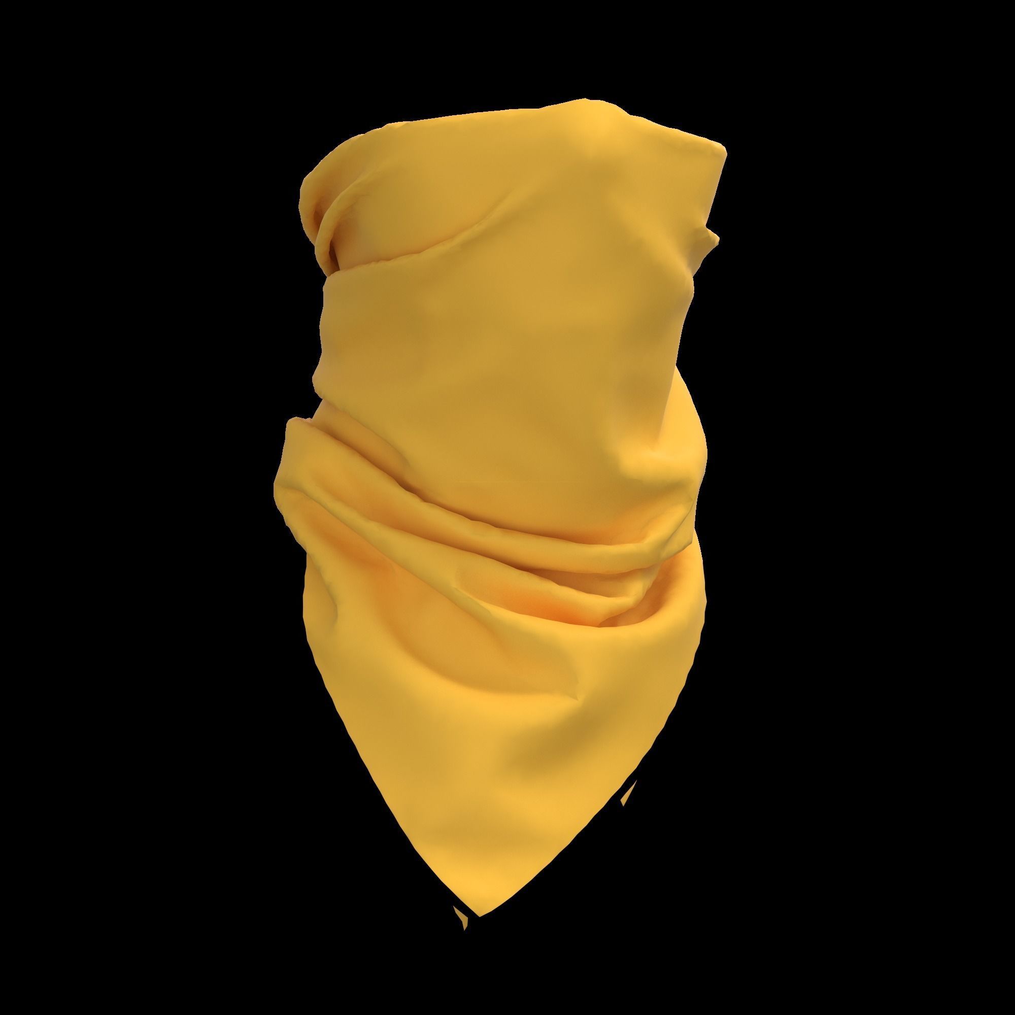 17 SCARVES AND RUFFLES 3D MODELS Low-poly 3D model_7