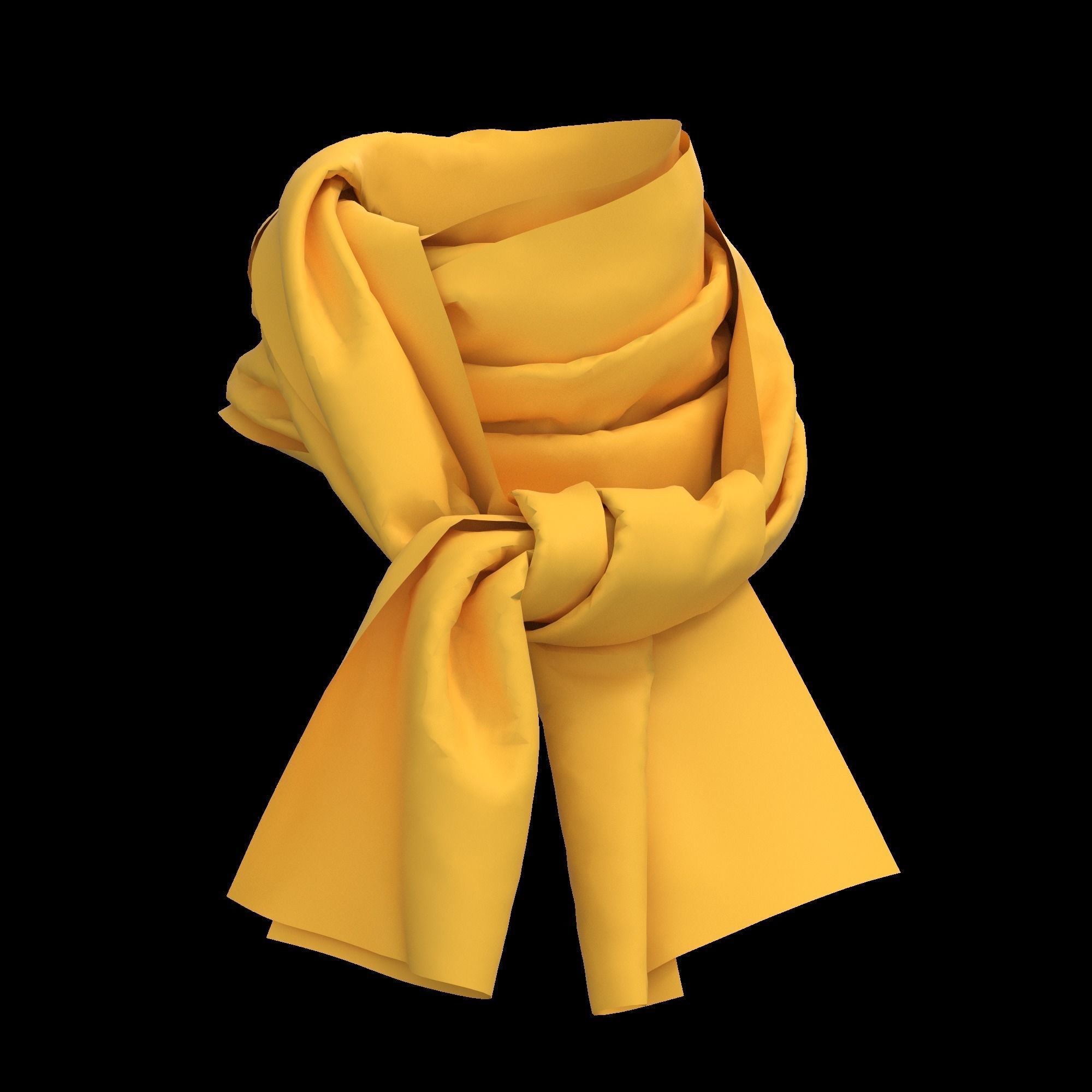 17 SCARVES AND RUFFLES 3D MODELS Low-poly 3D model_15