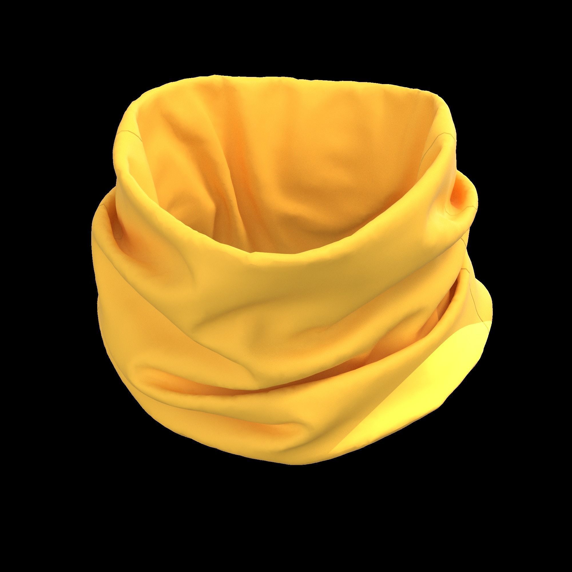 17 SCARVES AND RUFFLES 3D MODELS Low-poly 3D model_16