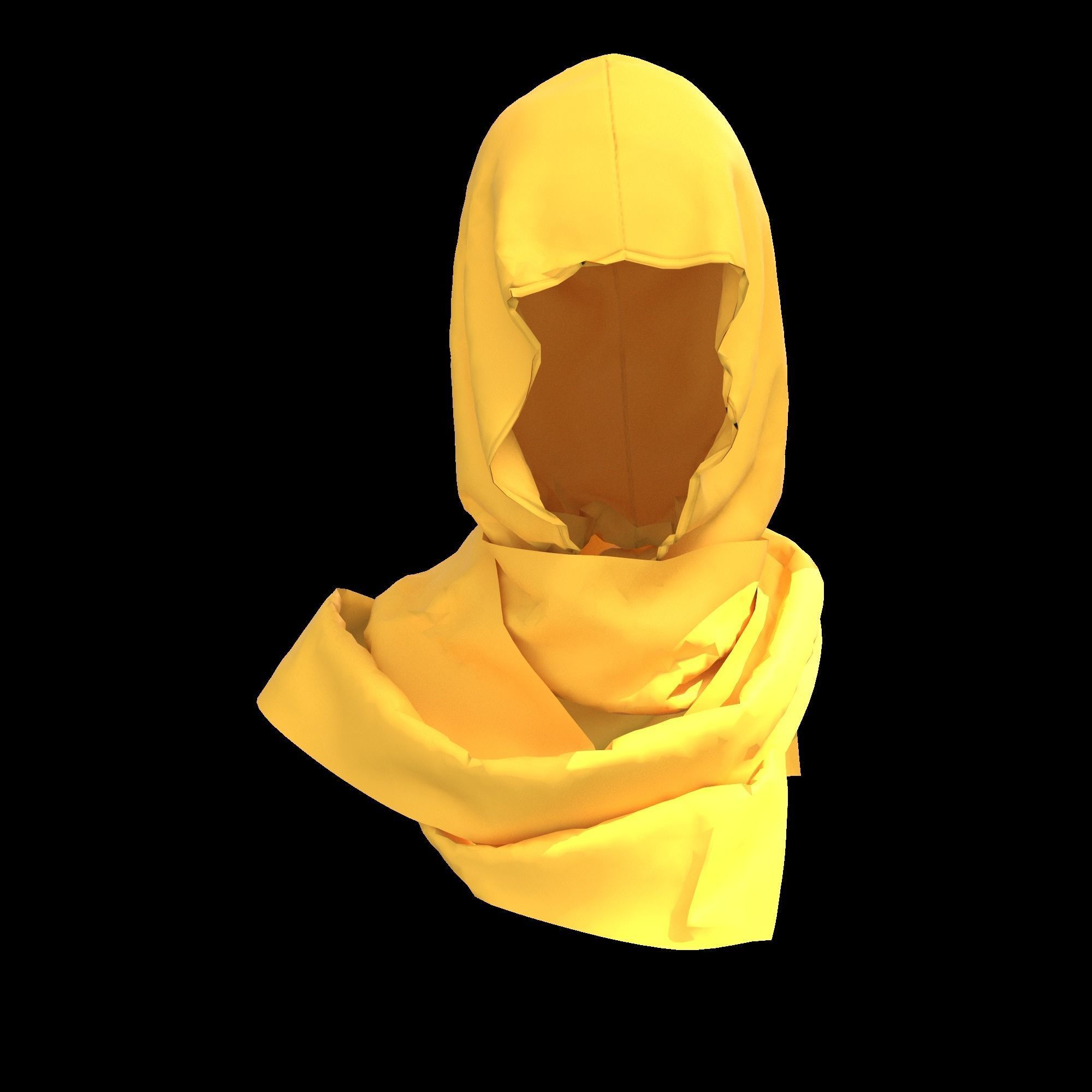 17 SCARVES AND RUFFLES 3D MODELS Low-poly 3D model_10