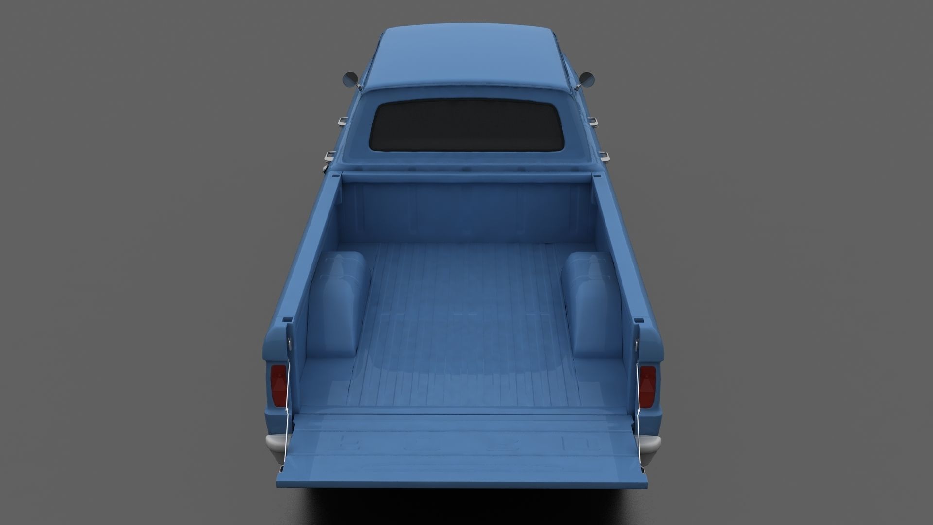 F-Series F-250 CrewCab Pickup 1965 Low-poly 3D model_9