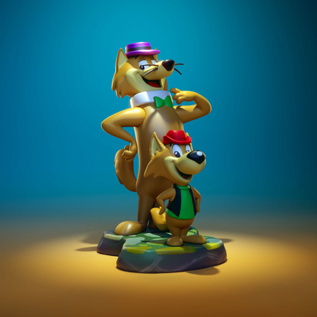 Hokey wolf and Ding a Ling 3D print model_5