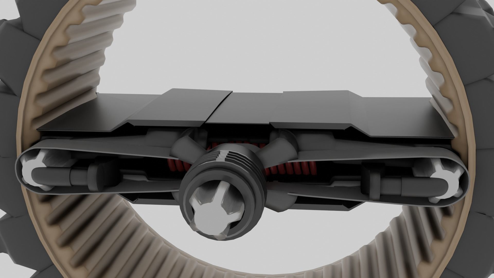 wheel Free low-poly 3D model_4