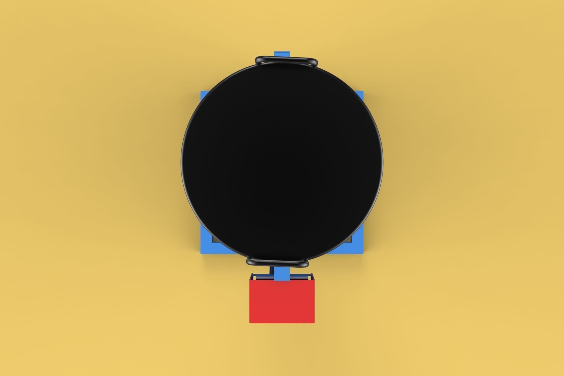 AUTOMATIC FISH FEEDER ROTARY SPREADER CENTRIFUGAL 3D model_5