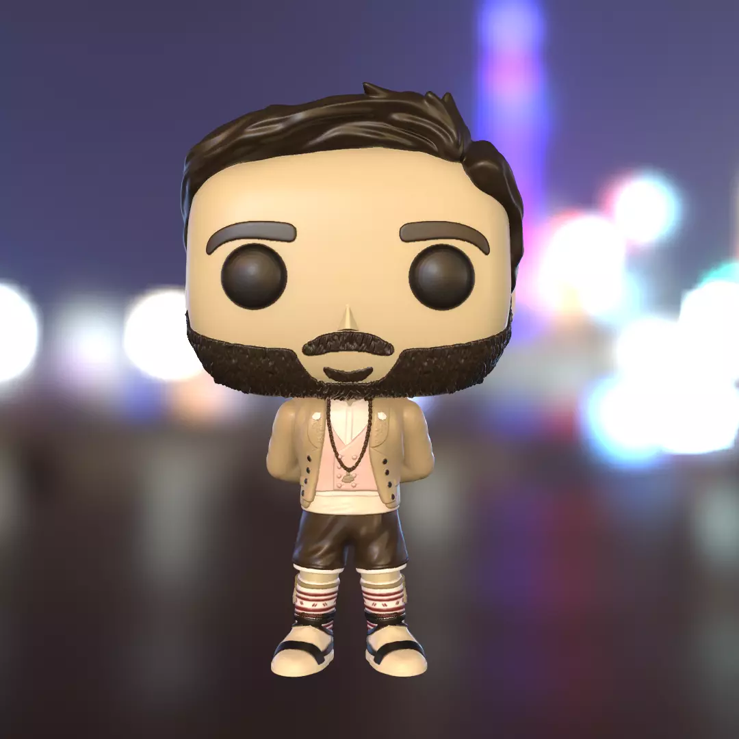 Funko Fallero 3D print model_0
