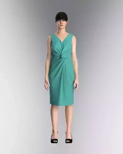 twisted dress  3D print model