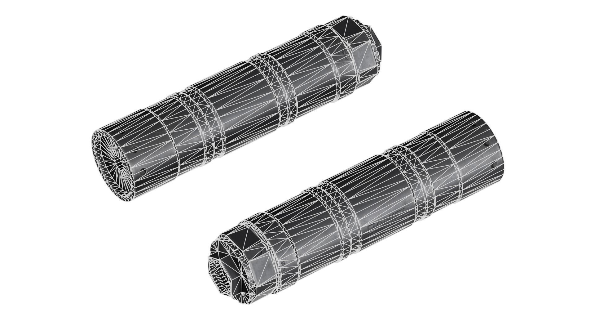 DD SOUND GUARD SUPPRESSOR Low-poly 3D model_5