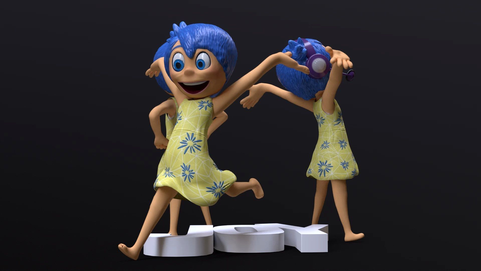 3D model Joy from Inside Out Renderable VR / AR / low-poly | CGTrader