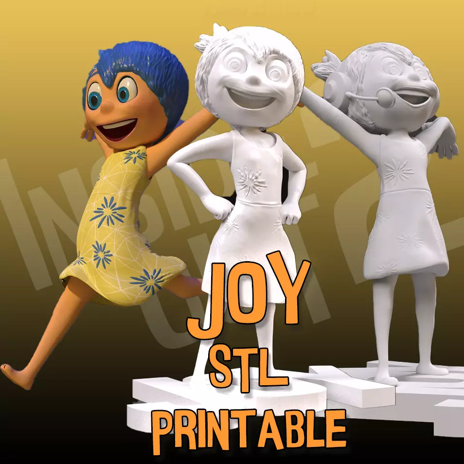 Joy from Inside Out Printable 3D print model
