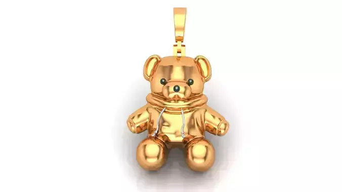 TEDDY BEAR PENDENT 3D print model