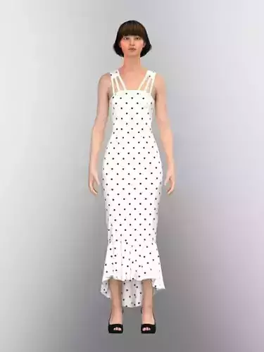 dress design 3D print model