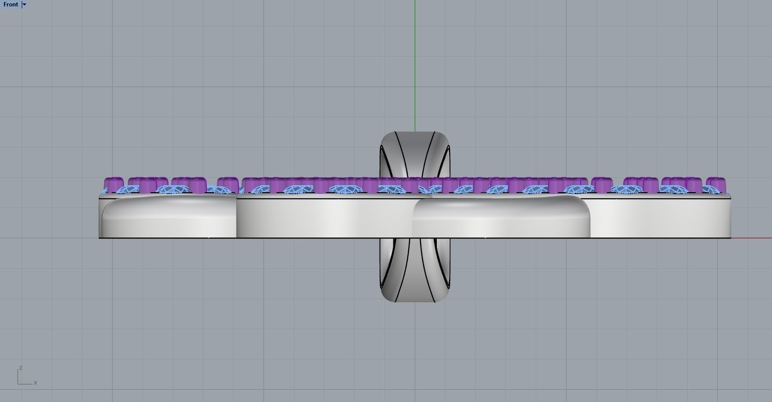 Heart clover pendant 3D print model_8