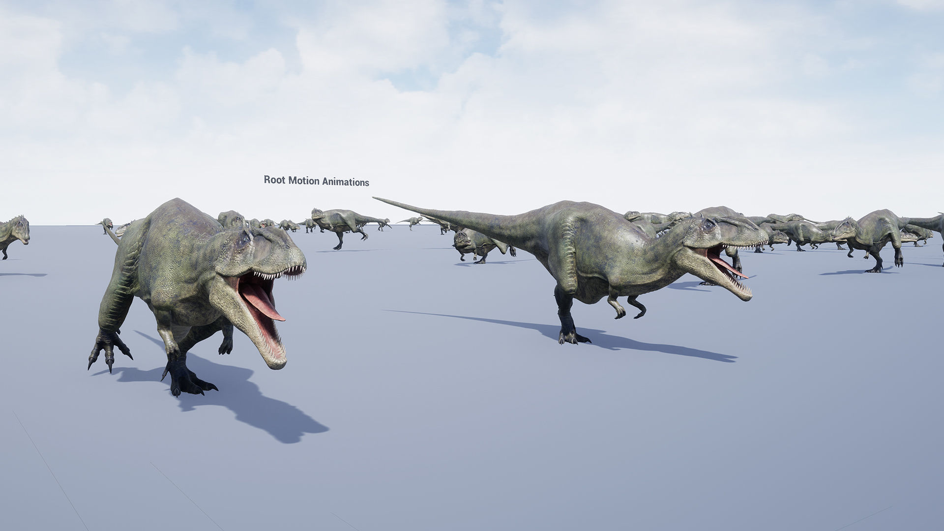 Dinosaur Carcharodontosaurus Low-poly 3D model_13