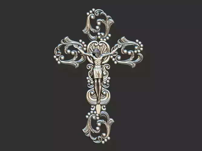 Arabesque Cross with Jesus