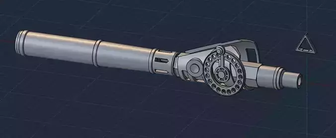 Mr Nothing Umbrella Fishing Rod 3D print model