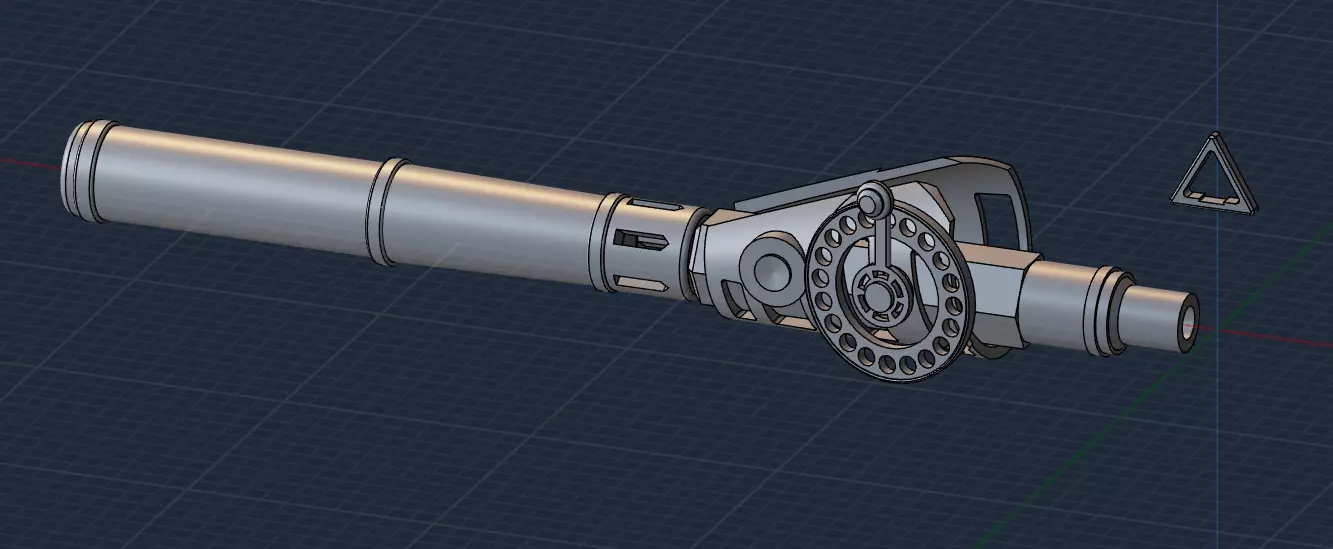 Mr Nothing Umbrella Fishing Rod 3D print model_0