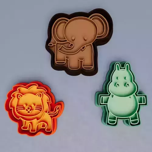 Safari Cookie Cutter Set