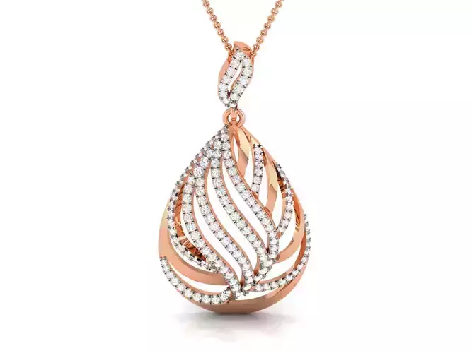 Diamond Pendant 3dm render details