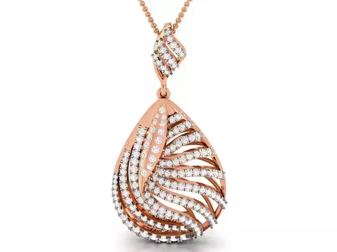 Diamond Pendant 3dm render details